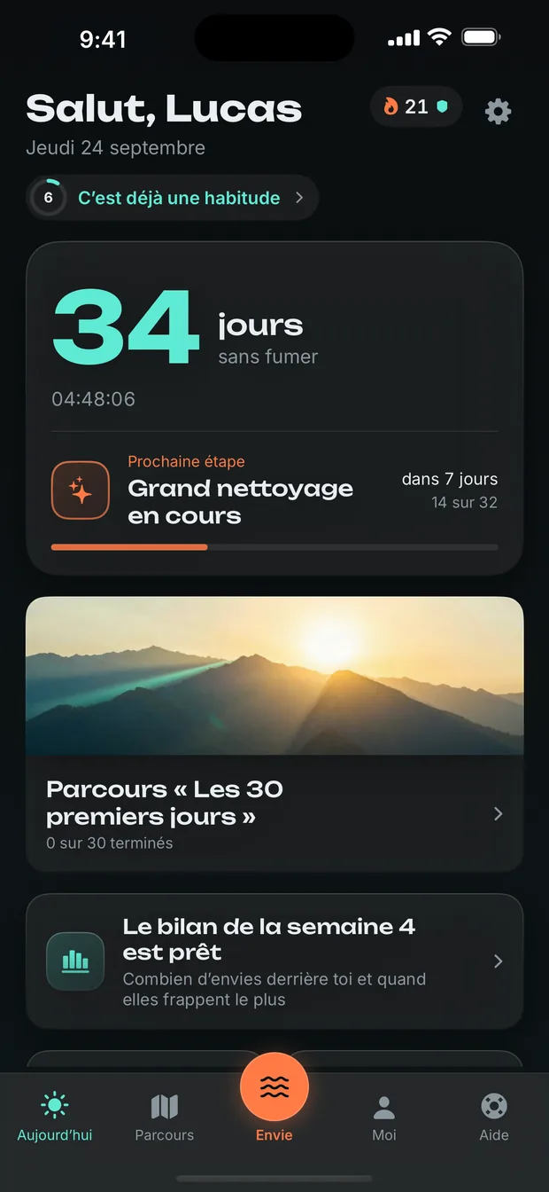 Où tu en es aujourd’hui — et ce que ton corps fait pendant ce temps.