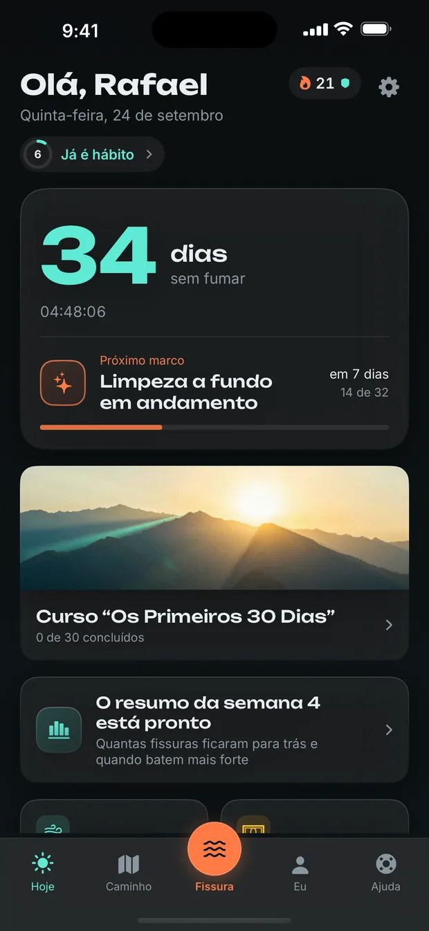 Onde você está hoje — e o que seu corpo está fazendo a respeito.