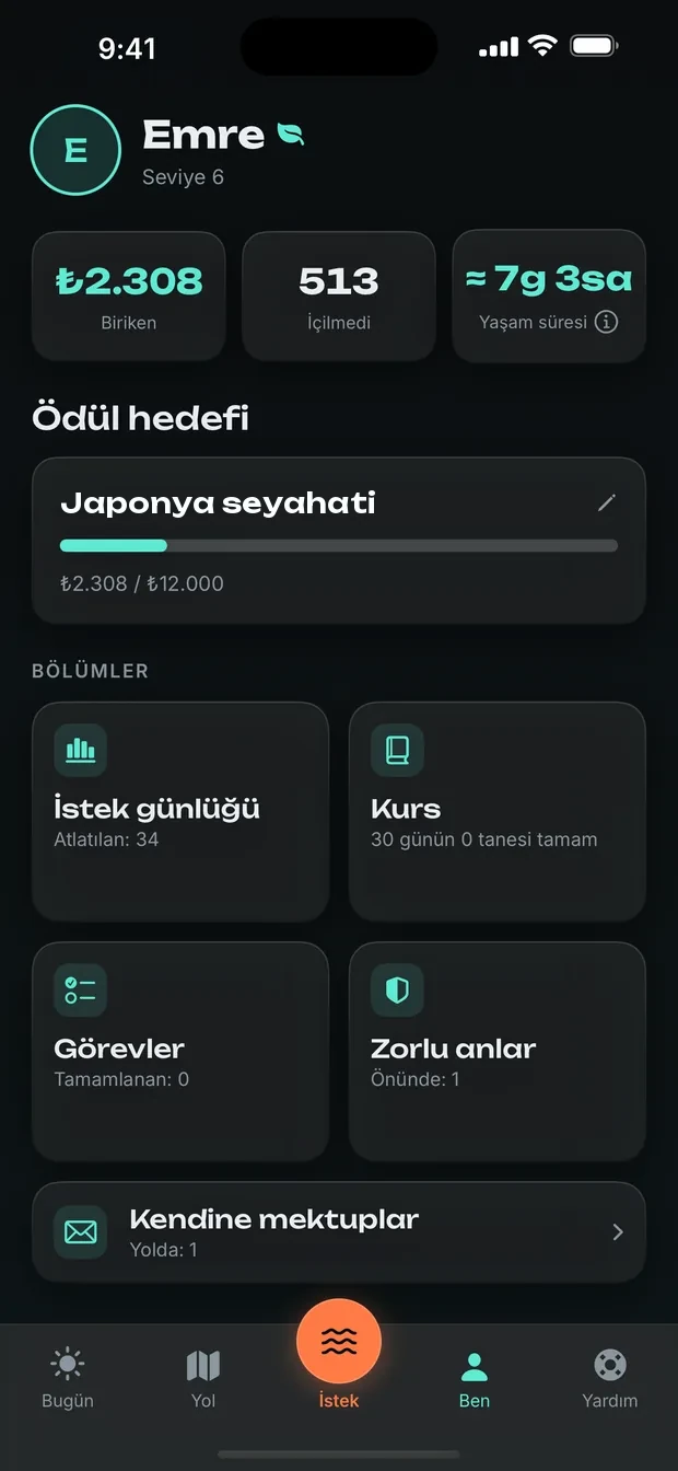 Paran, saatlerin ve aslında hangi tetikleyicinin senin olduğu.